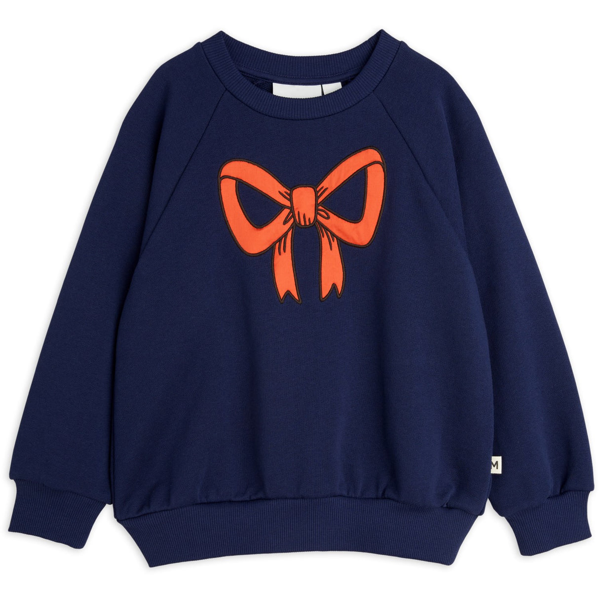 Mini Rodini Blue Bow Application Sweatshirt