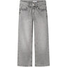 Name It Light Grey Denim Rose Wide Jeans Noos