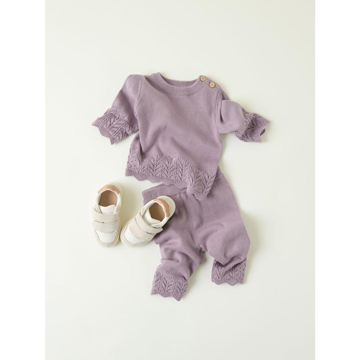 Name It Elderberry Timie Stickad Blus