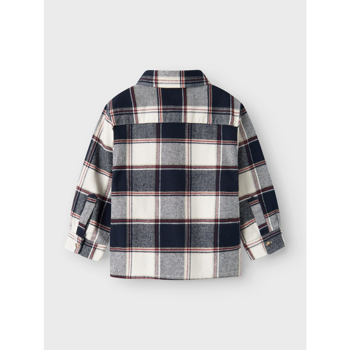 Name It Navy Blazer Check Tamol Oversize Skjorta