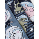 Name It Navy Blazer Depak Peppa Pig 3-pack Strumpor