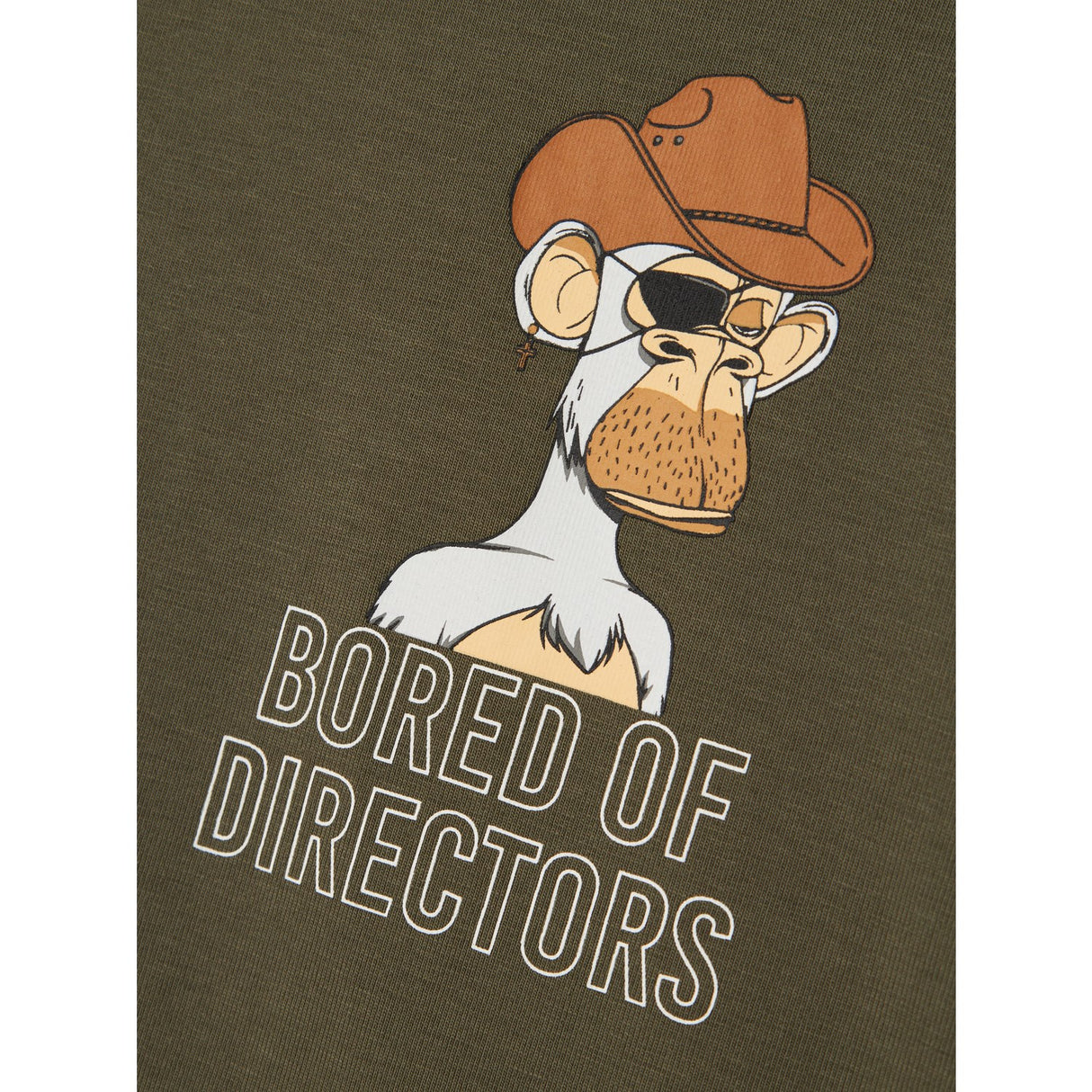 Name It Dusty Olive Dyn Bored Of Directors Regular T-Shirt