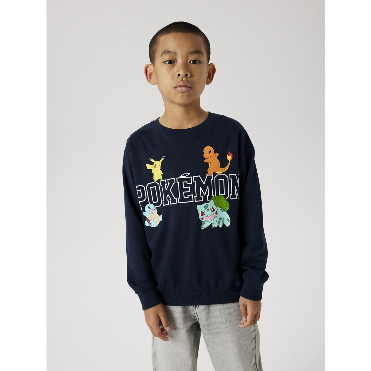 Name It Dark Sapphire Day Pokemon Regular Sweatshirt Noos