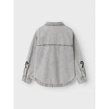 Name It Light Grey Denim Gloria Denim Embroidery Jacket