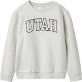 Name It Light Grey Melange Taloy Regular Sweatshirt