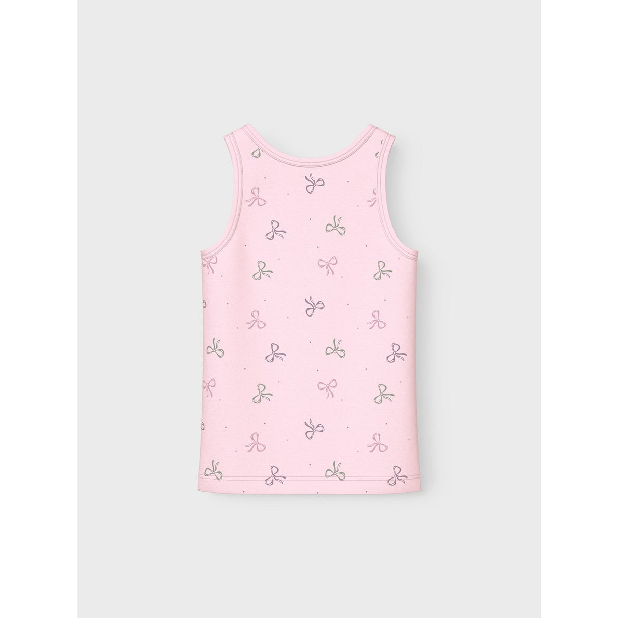 Name It Barely Pink Tank Topp 2-pack Barely Pink Bow Noos