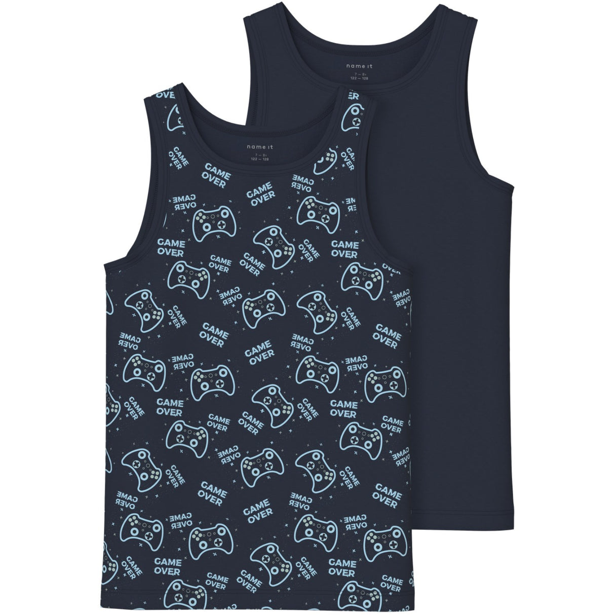 Name It Dark Sapphire Tank Topp 2-pack Sapphire Game Noos