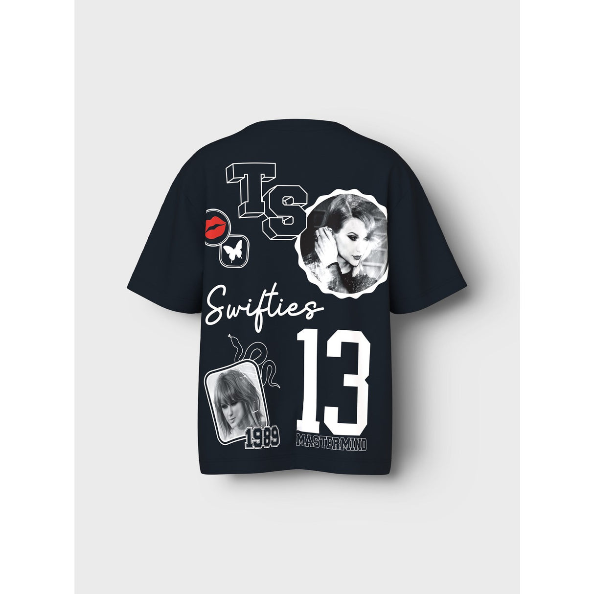 Name It Black Feyre Taylor Swift Regular T-Shirt