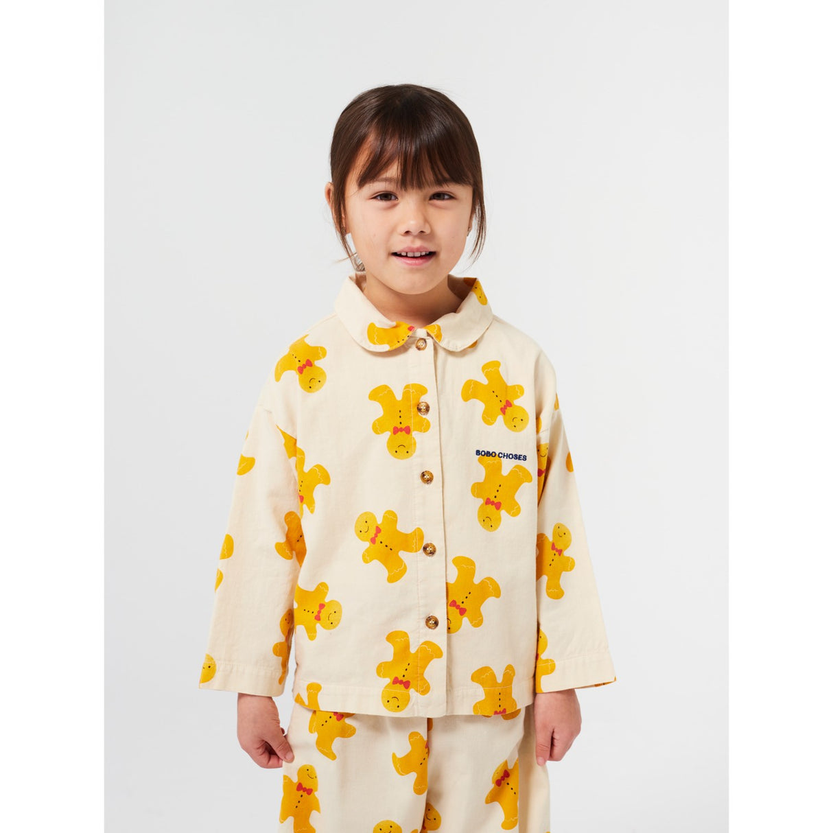 Bobo Choses Offwhite Gingerbread All Över Lounge Set