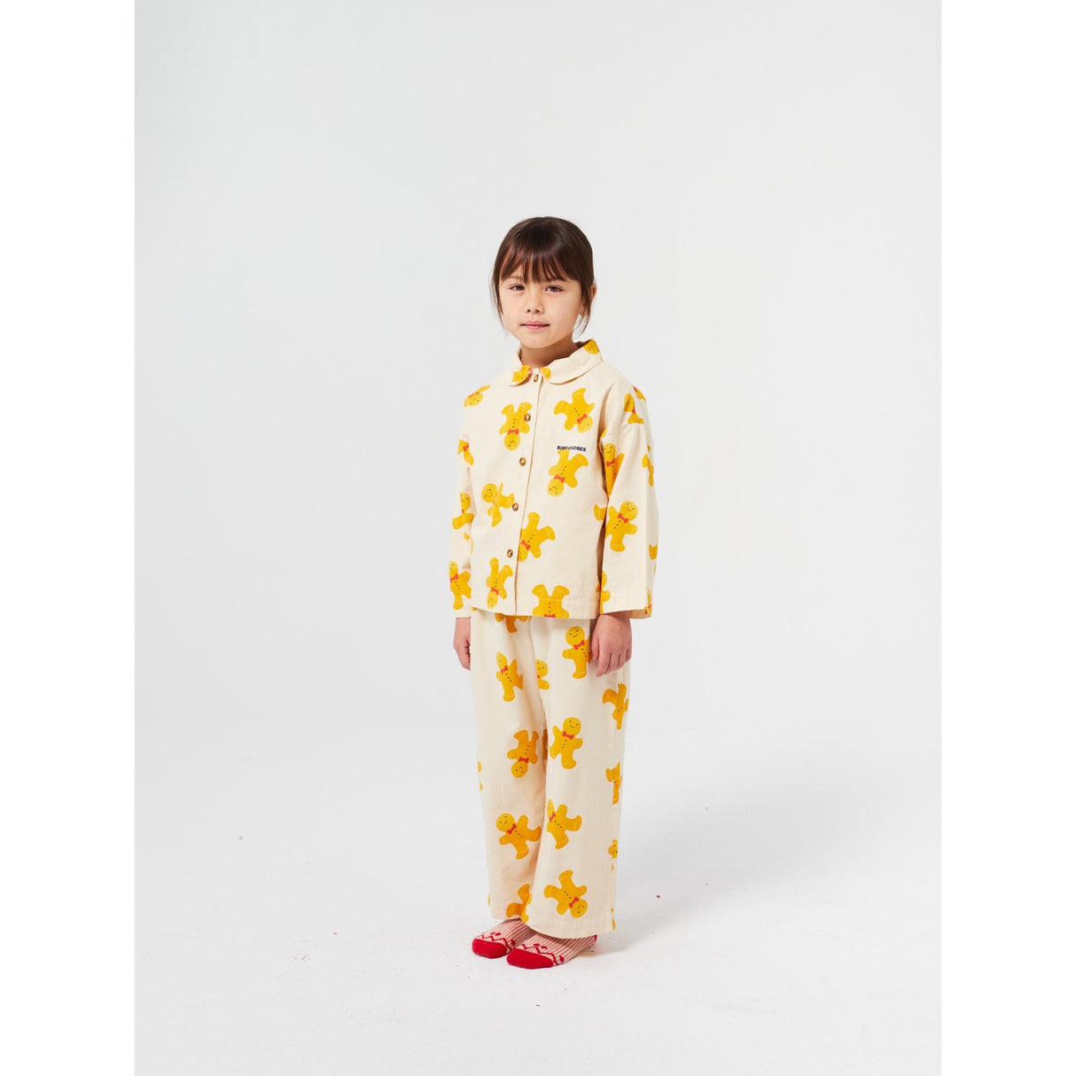 Bobo Choses Offwhite Gingerbread All Över Lounge Set