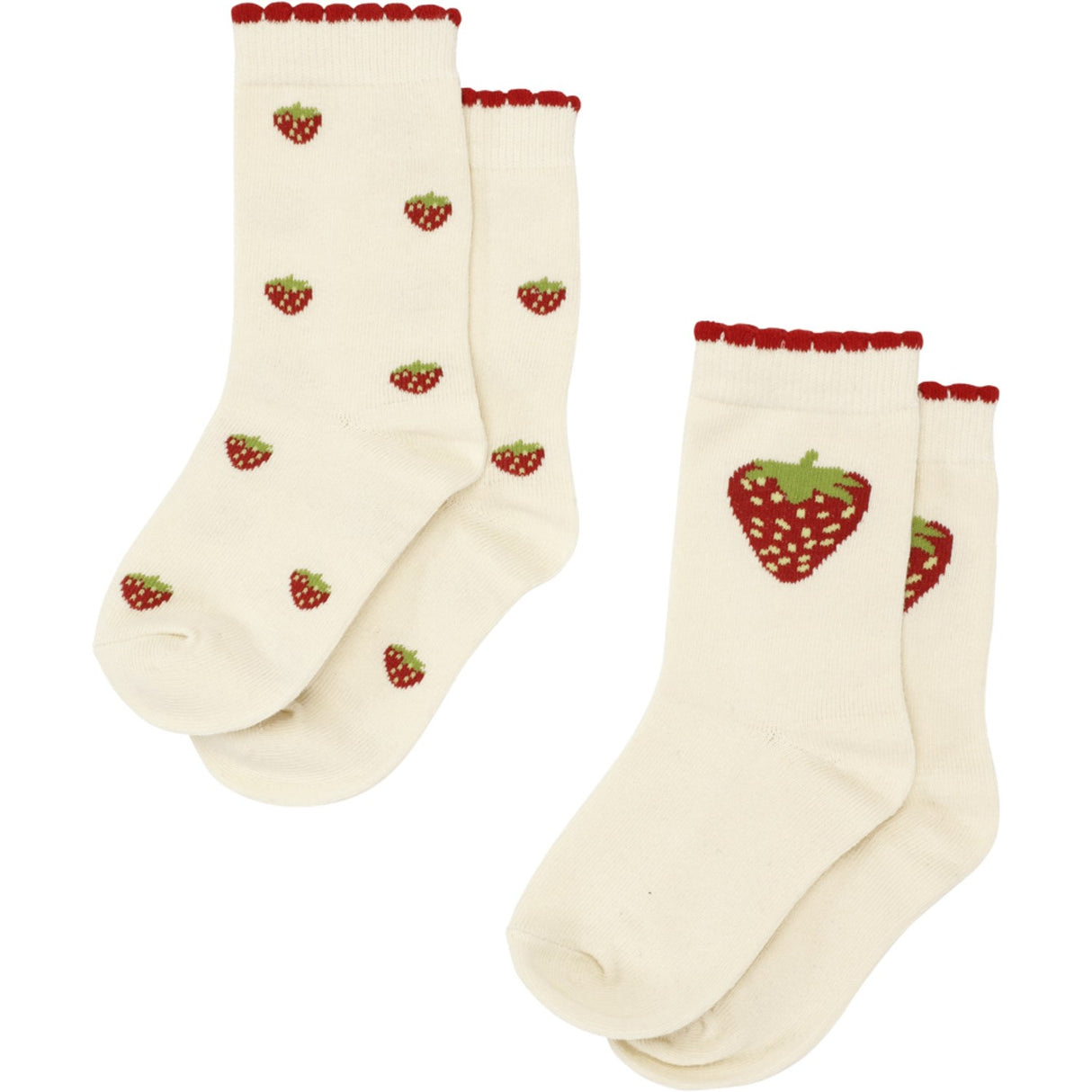 Flöss 2-pack strawberry Strumpor