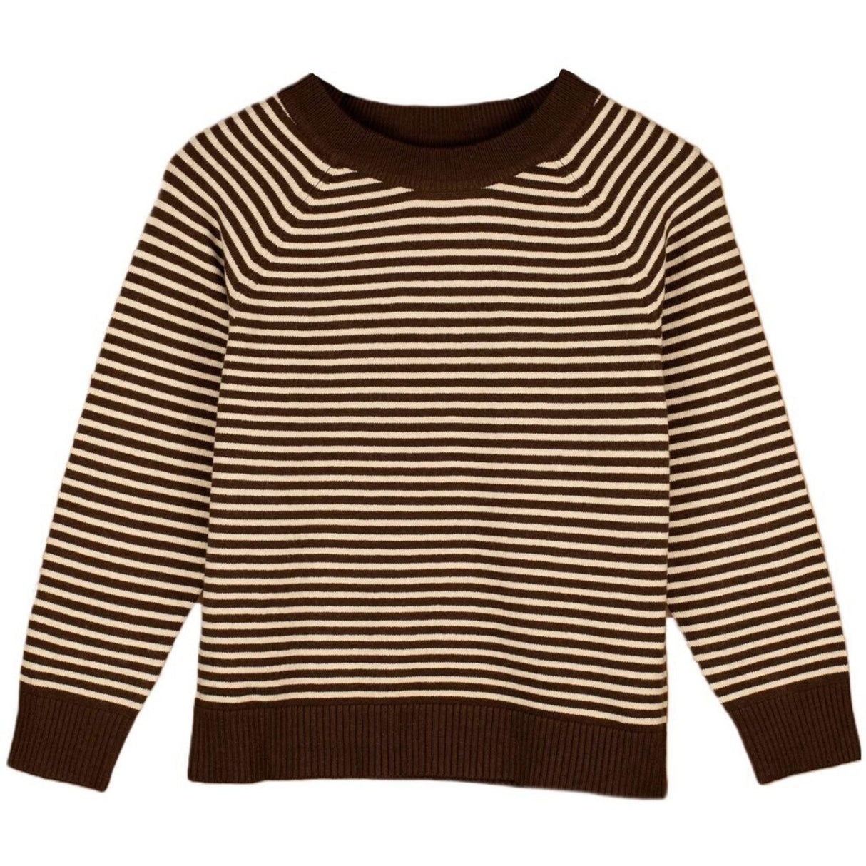 Fliink Chicory Coffee W. Sand Stripes Favo Pullover