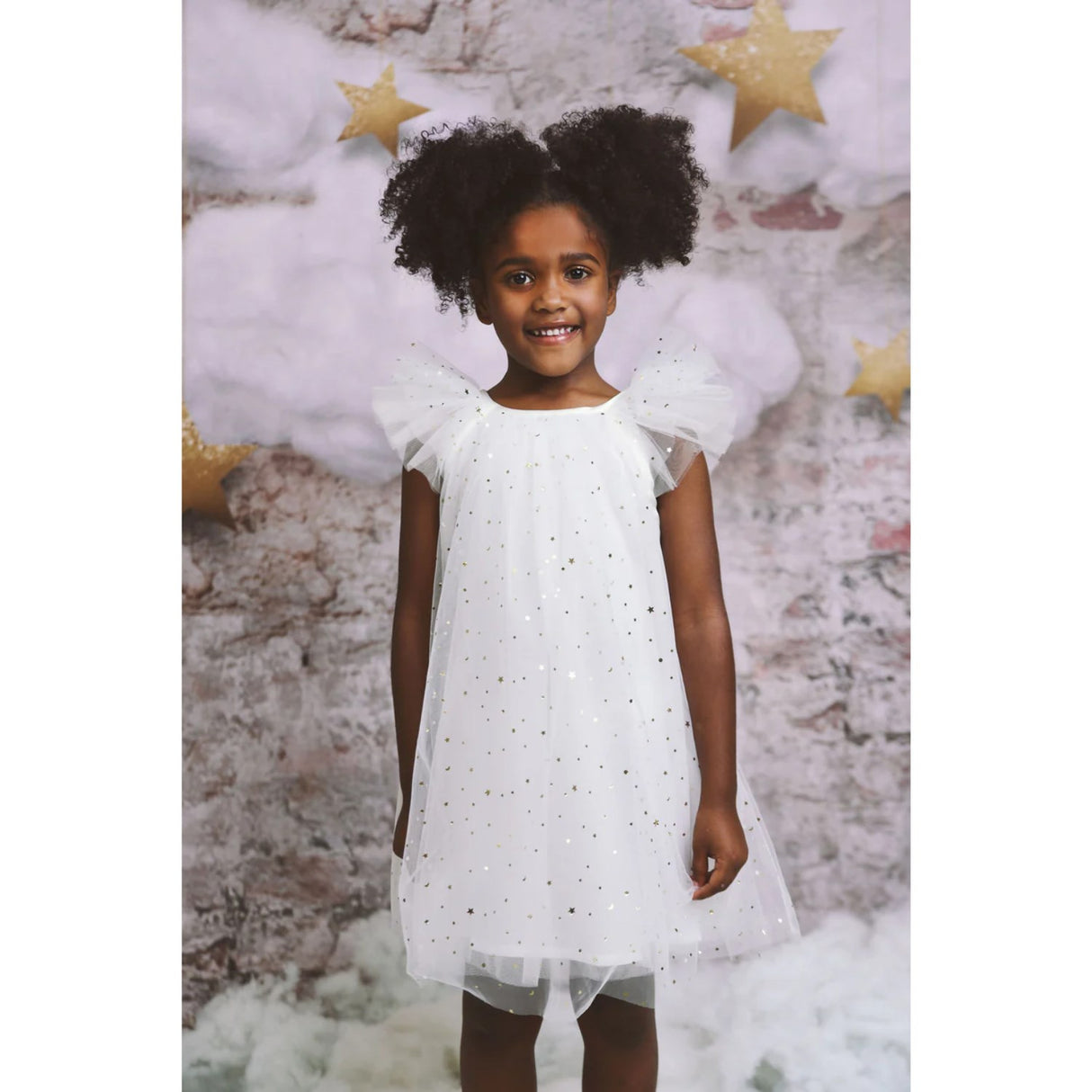 Dolly by Le Petit Tom Tulle Fairy Klänning White