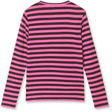 Mads Nørgaard Plum Perfect/Carmine Rose 5X5 Classic Stripe Talika Topp