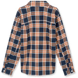 Mads Nørgaard Parisian Night/Orange Clown Fi Check Flannel Svano Shirt