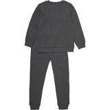 Minymo Dark Gray melange Sweat Set 2-pack