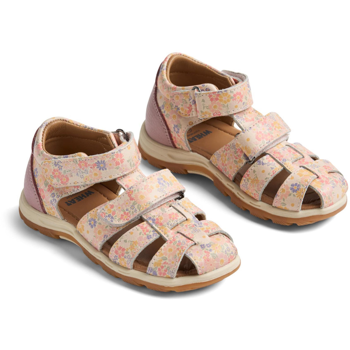 Wheat Multi Flowers Sandal Frei
