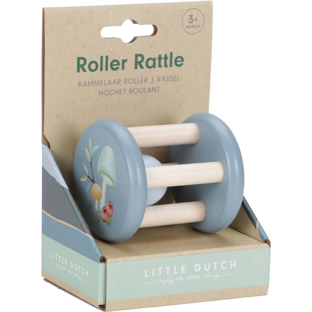 Little Dutch Forest Friends Blue Skallra Trä