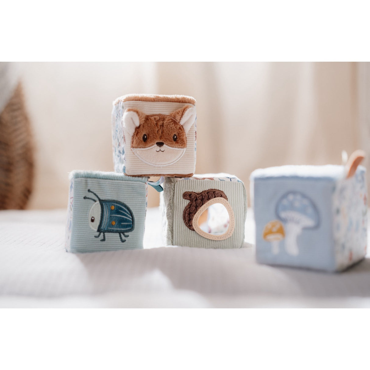 Little Dutch Forest Friends Blue Aktivitetsterninger 4-Pack