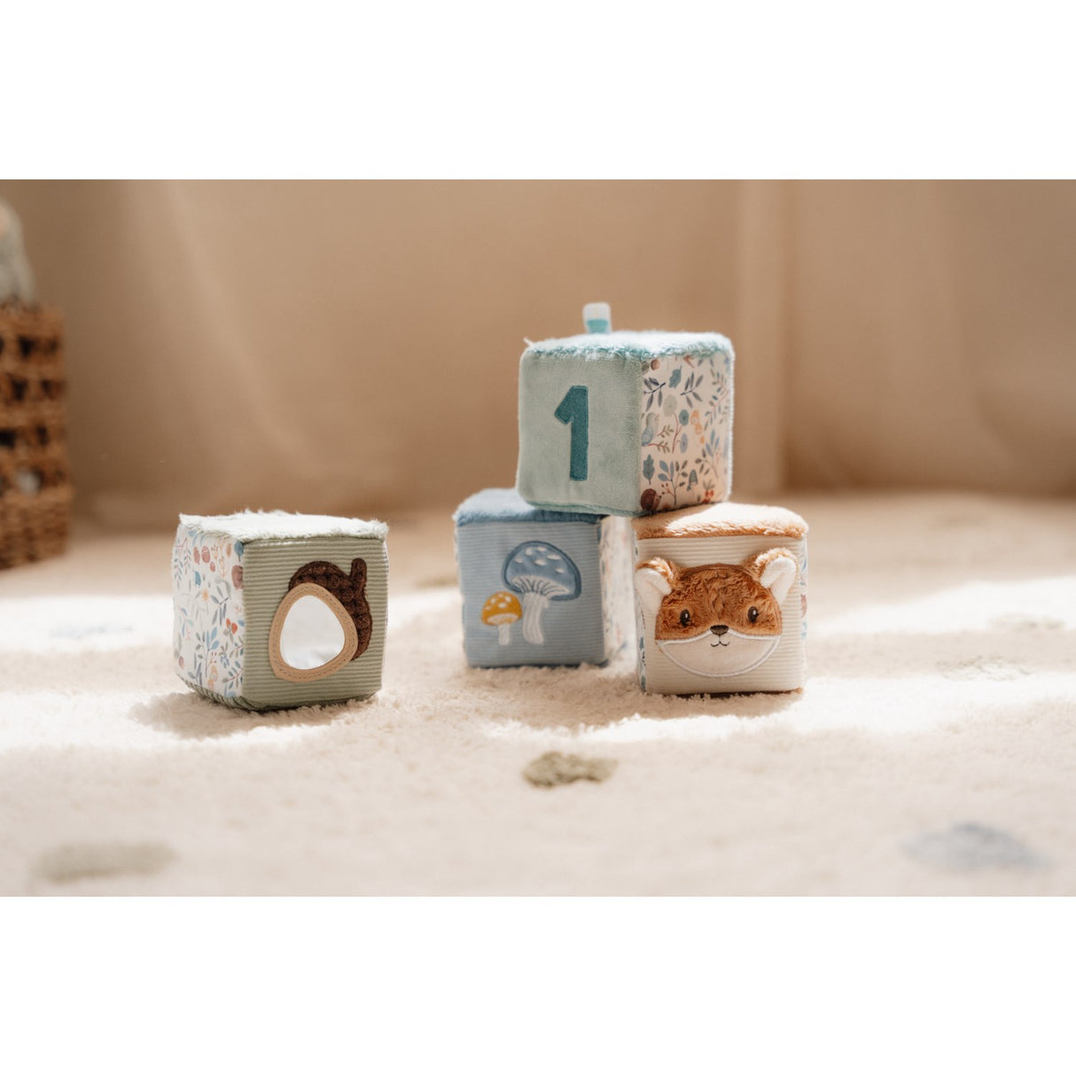 Little Dutch Forest Friends Blue Aktivitetsterninger 4-Pack