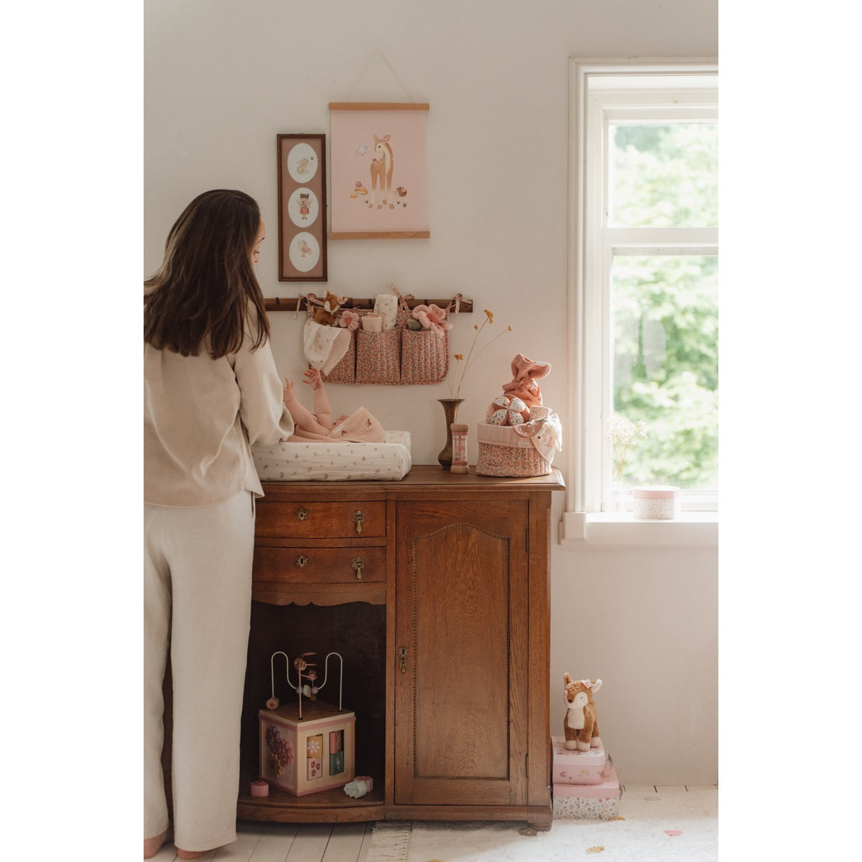 Little Dutch Fairy Garden Pink Ring Skallra