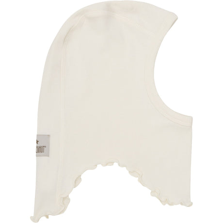 Huttelihut Antique White Balaclava Ribb