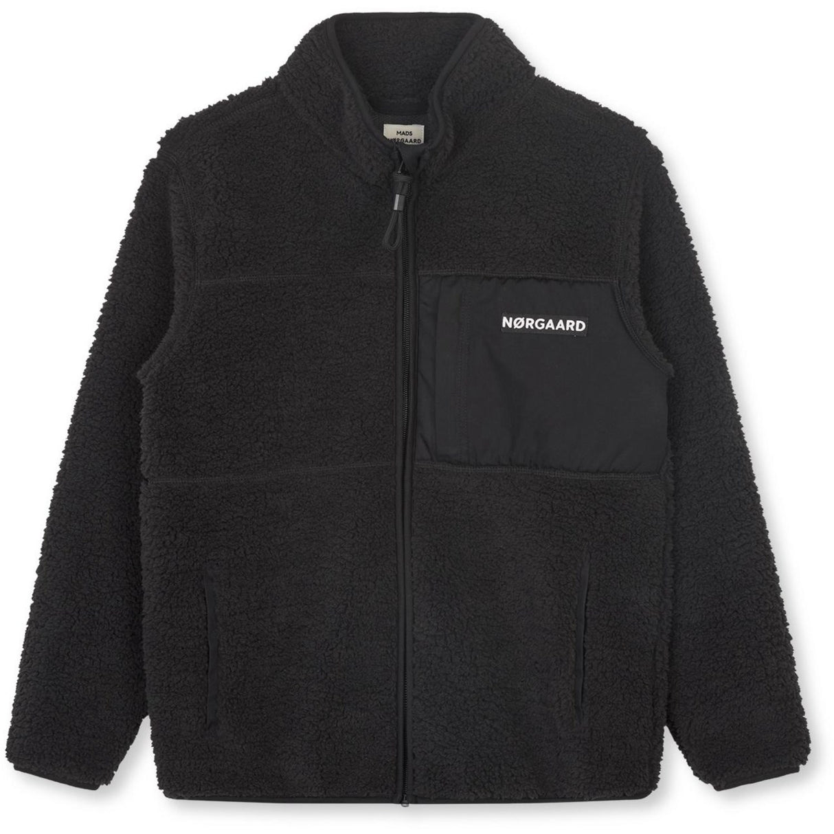 Mads Nørgaard Jet Black Teddy Fleece Jeffo Jacka