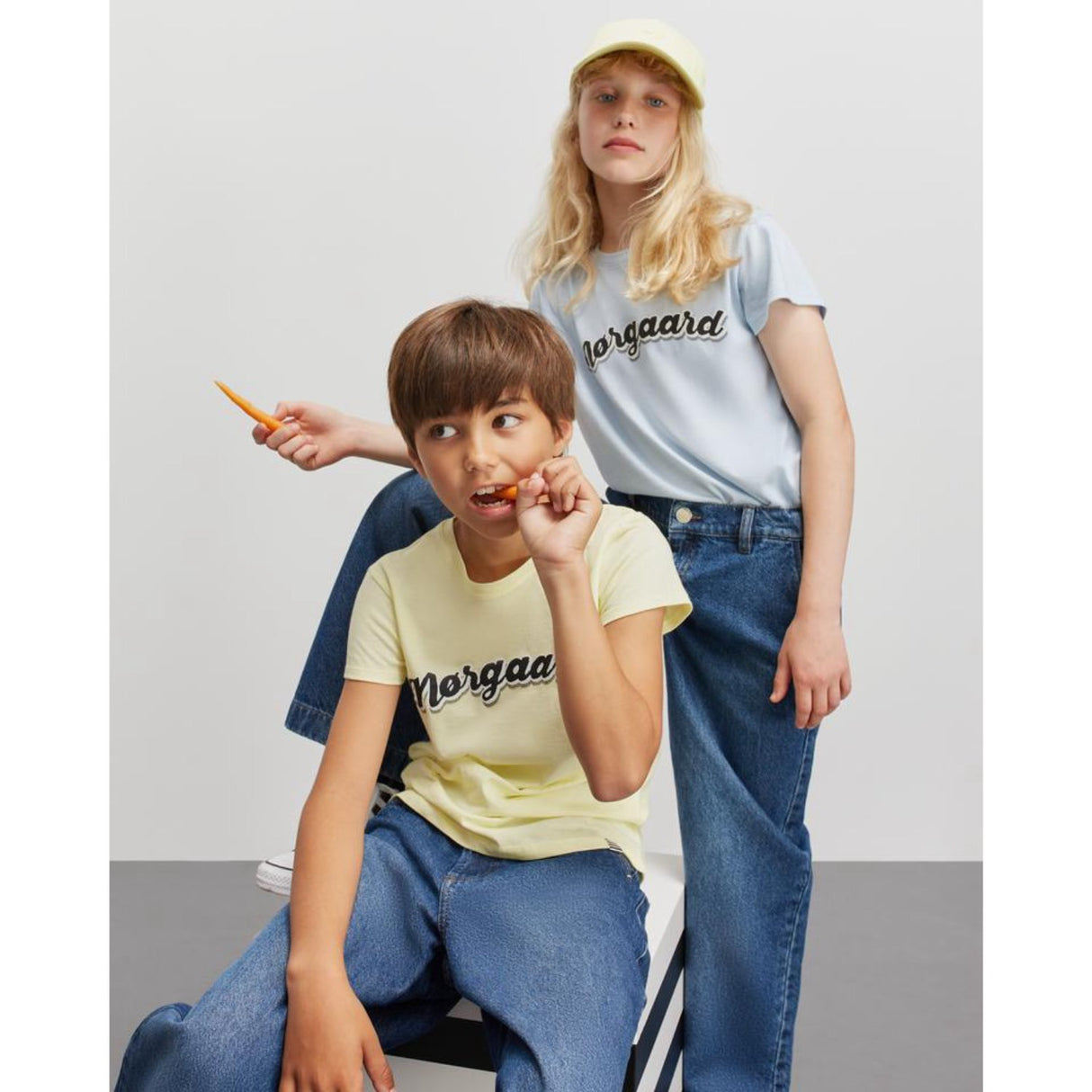 Mads Nørgaard Tender Gul Enkel Ekologisk Tuvina T-shirt