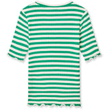 Mads Nørgaard Vanilla Ice/Verdant Green 5X5 Classic Stripe Tuviana Tee