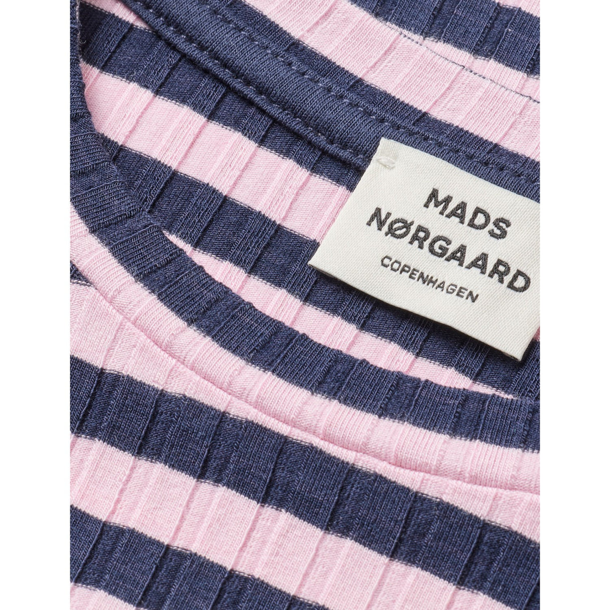 Mads Nørgaard Parisian Night/Parfait Pink 5X5 Classic Stripe Talika Topp