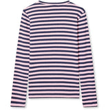 Mads Nørgaard Parisian Night/Parfait Pink 5X5 Classic Stripe Talika Topp