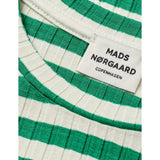 Mads Nørgaard Vanilla Ice/Verdant Green 5X5 Classic Stripe Talika Topp