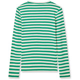 Mads Nørgaard Vanilla Ice/Verdant Green 5X5 Classic Stripe Talika Topp