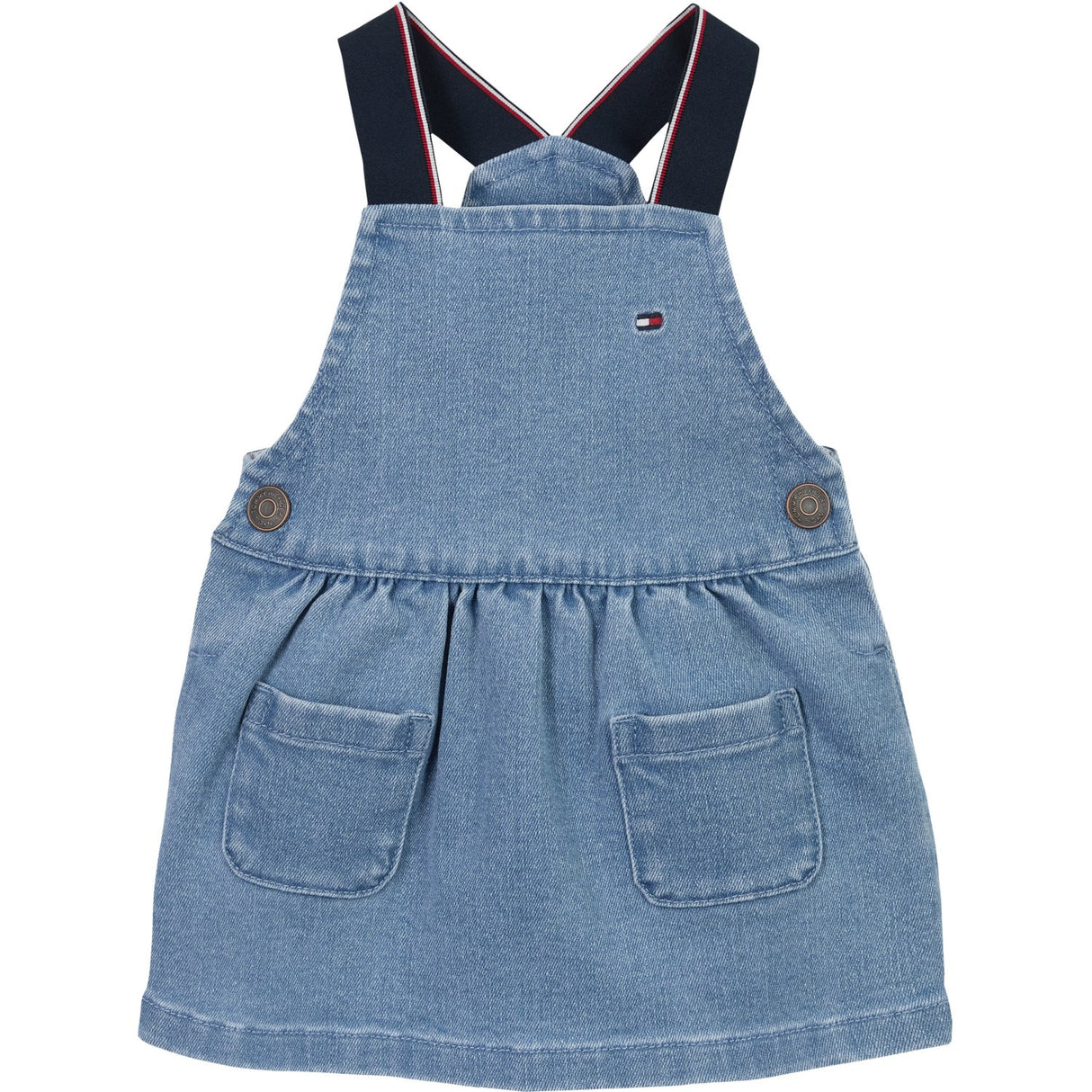 Tommy Hilfiger Denim Medium Denim Dungaree Klänning