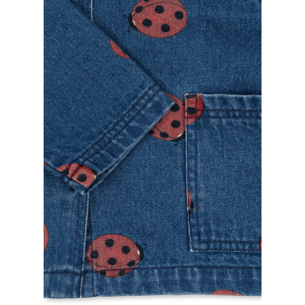 Konges Sløjd Ladybug Magot Ladybug Denim Shirt Gots