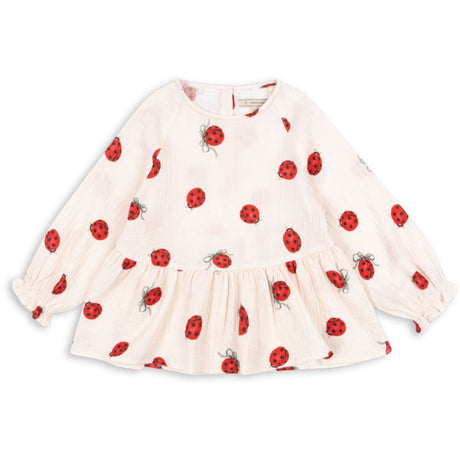 Konges Sløjd Ladybug Bow Coco Ladybug Blouse Gots