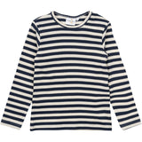 THE NEW Siblings Mood Indigo Striped Fro Uni Rib Blus