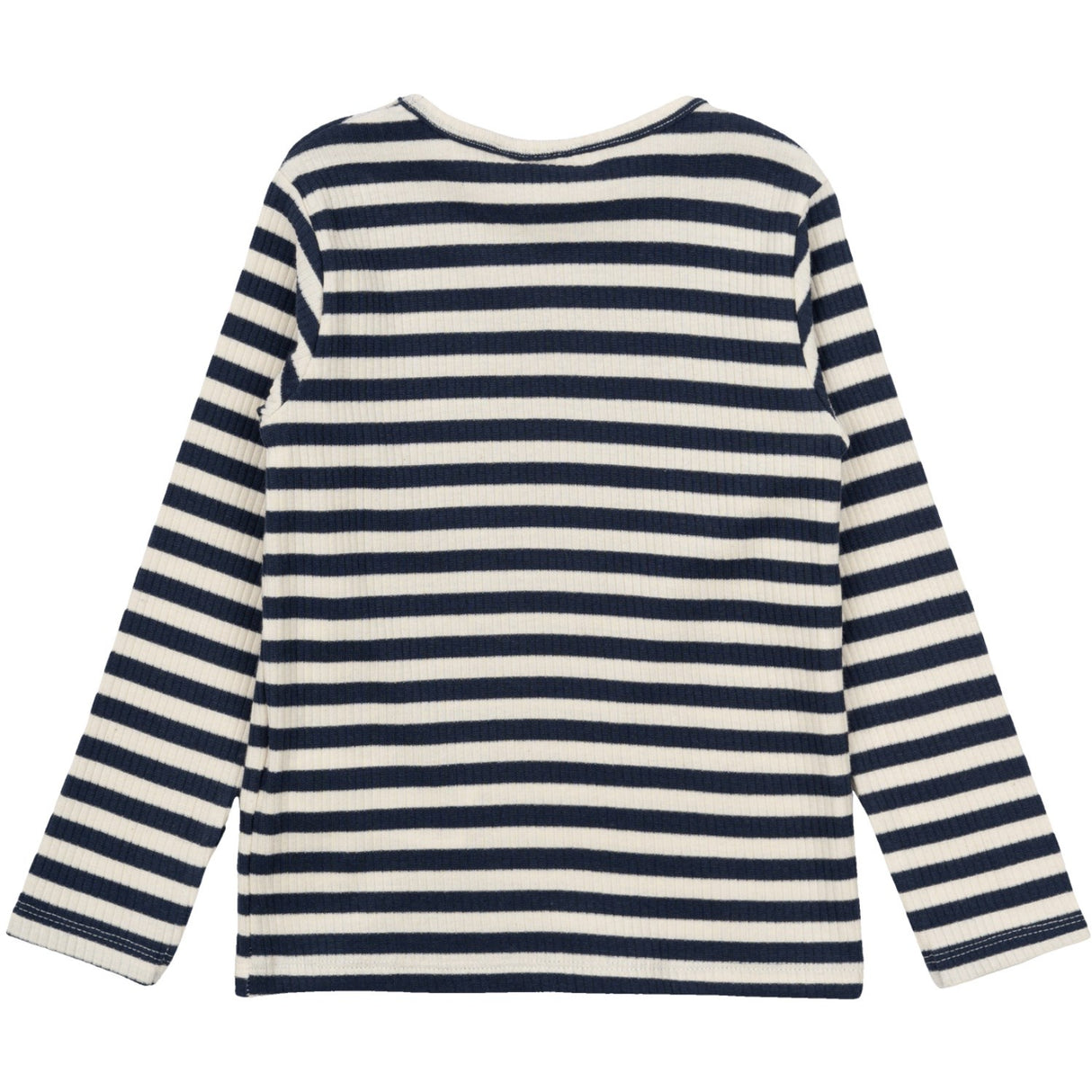 THE NEW Siblings Mood Indigo Striped Fro Uni Rib Blus