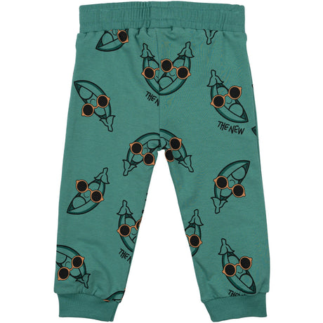 THE NEW Siblings Bottle Green AOP Neo Sweatpants