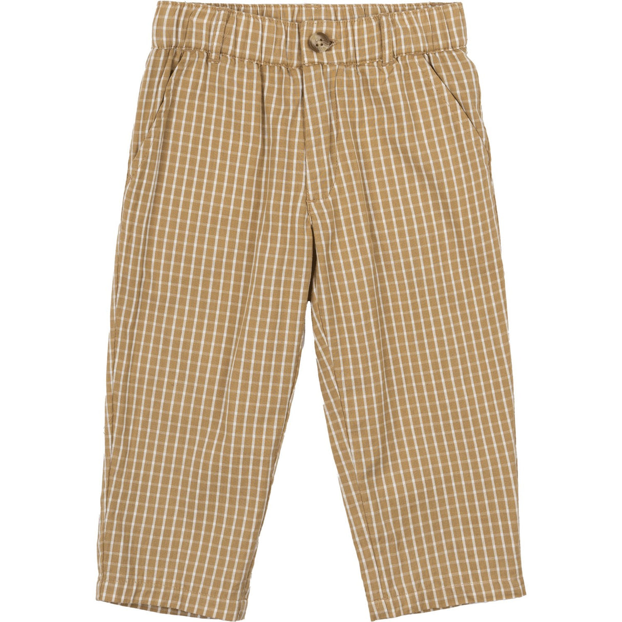 THE NEW Siblings Apple Cinnamon Check Nix Chinos