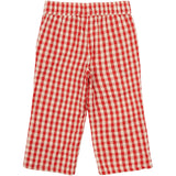 THE NEW Siblings Poppy Red Check Nelly Loose Byxor
