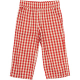 THE NEW Siblings Poppy Red Check Nelly Loose Byxor