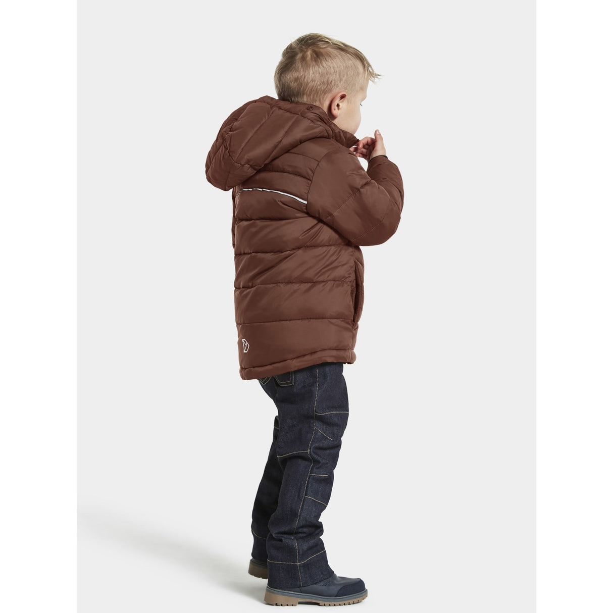 Didriksons Earth Brown Rodi Kids Jacka