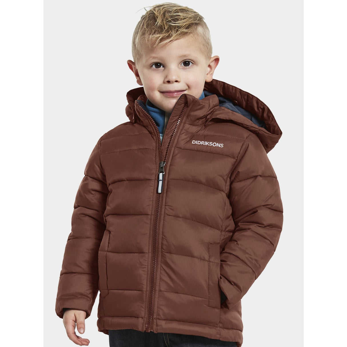 Didriksons Earth Brown Rodi Kids Jacka