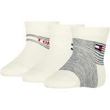 Tommy Hilfiger Tommy Original Baby Strumpor 3-Pack Presentförpackning Stripe