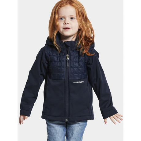 Didriksons Navy Briska Kids Jacka