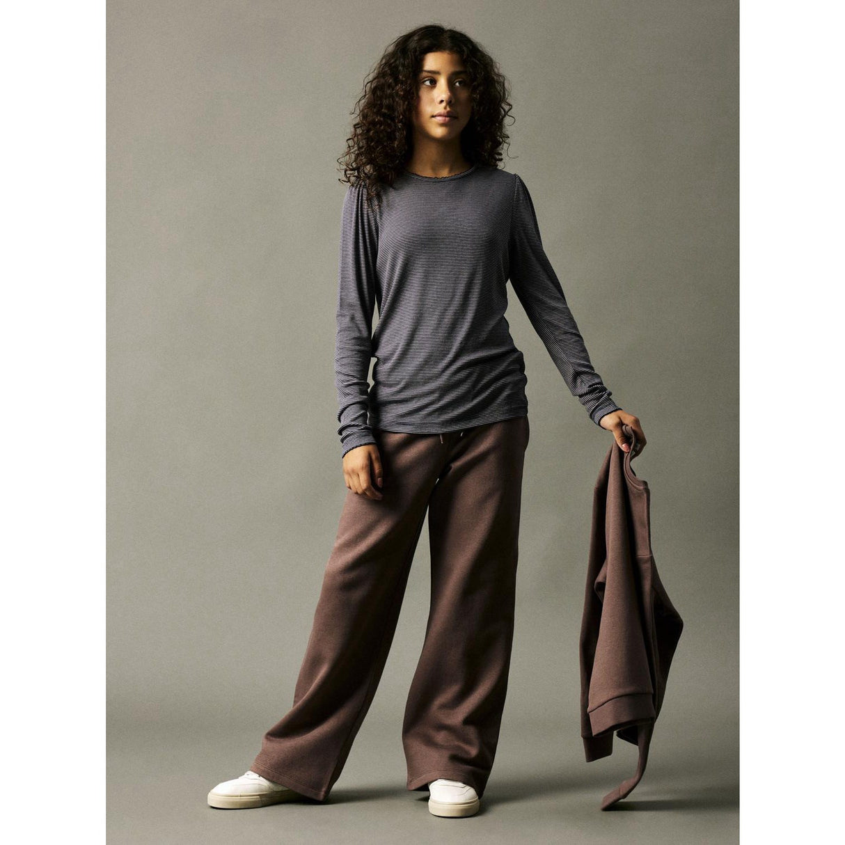 Name It Peppercorn Oanne Regular Wide Sweatpants