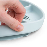 DonebyDeer Blue Stick & Stay Divided Plate Lekplats