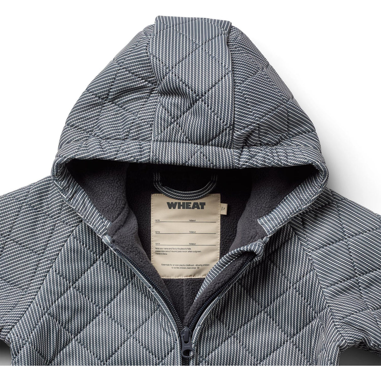 Wheat Ink Stripe Thermo Kostym Cuddle