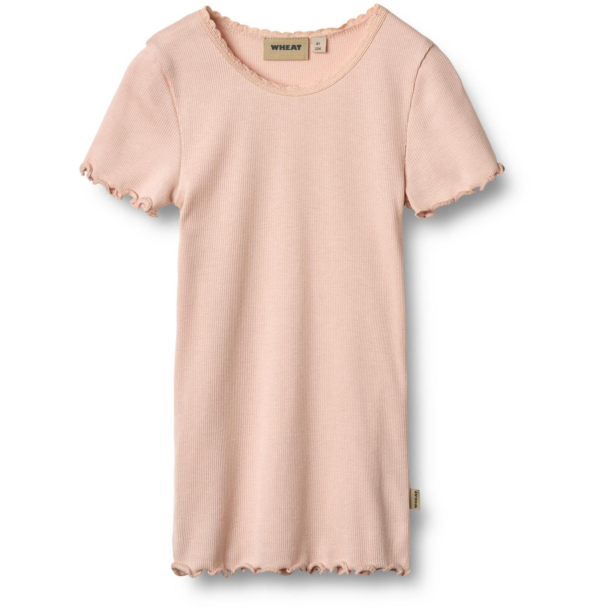 Wheat Powder Rib T-Skjorta S/S Katie